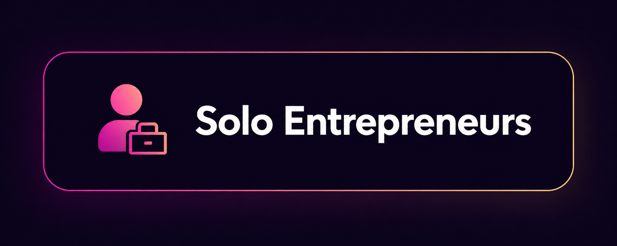 sole entreprenuer